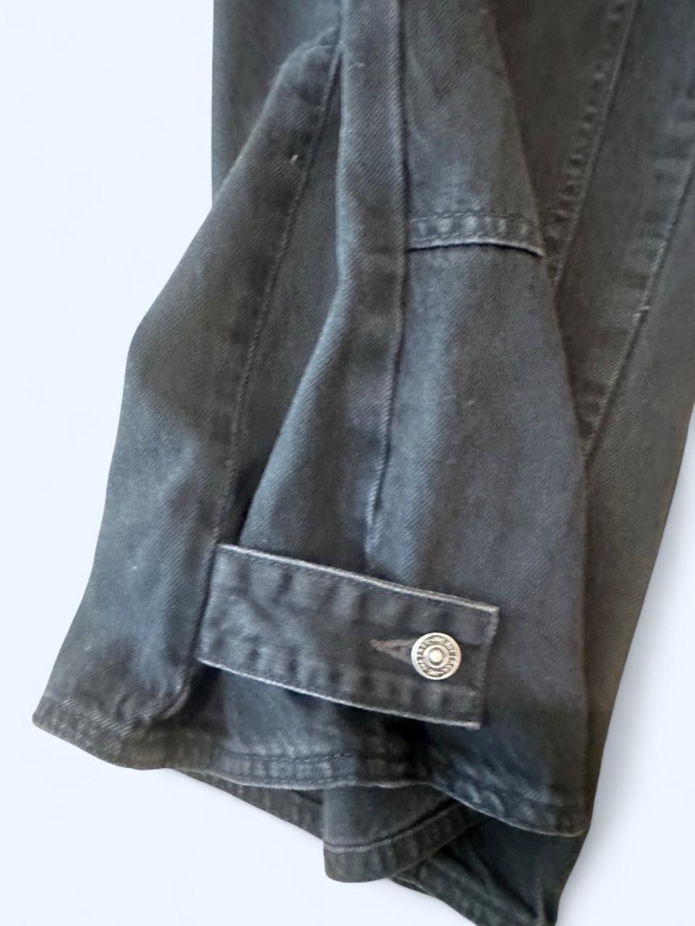 Free People Black Wide-Leg Utility Pants - Picture 2 of 5